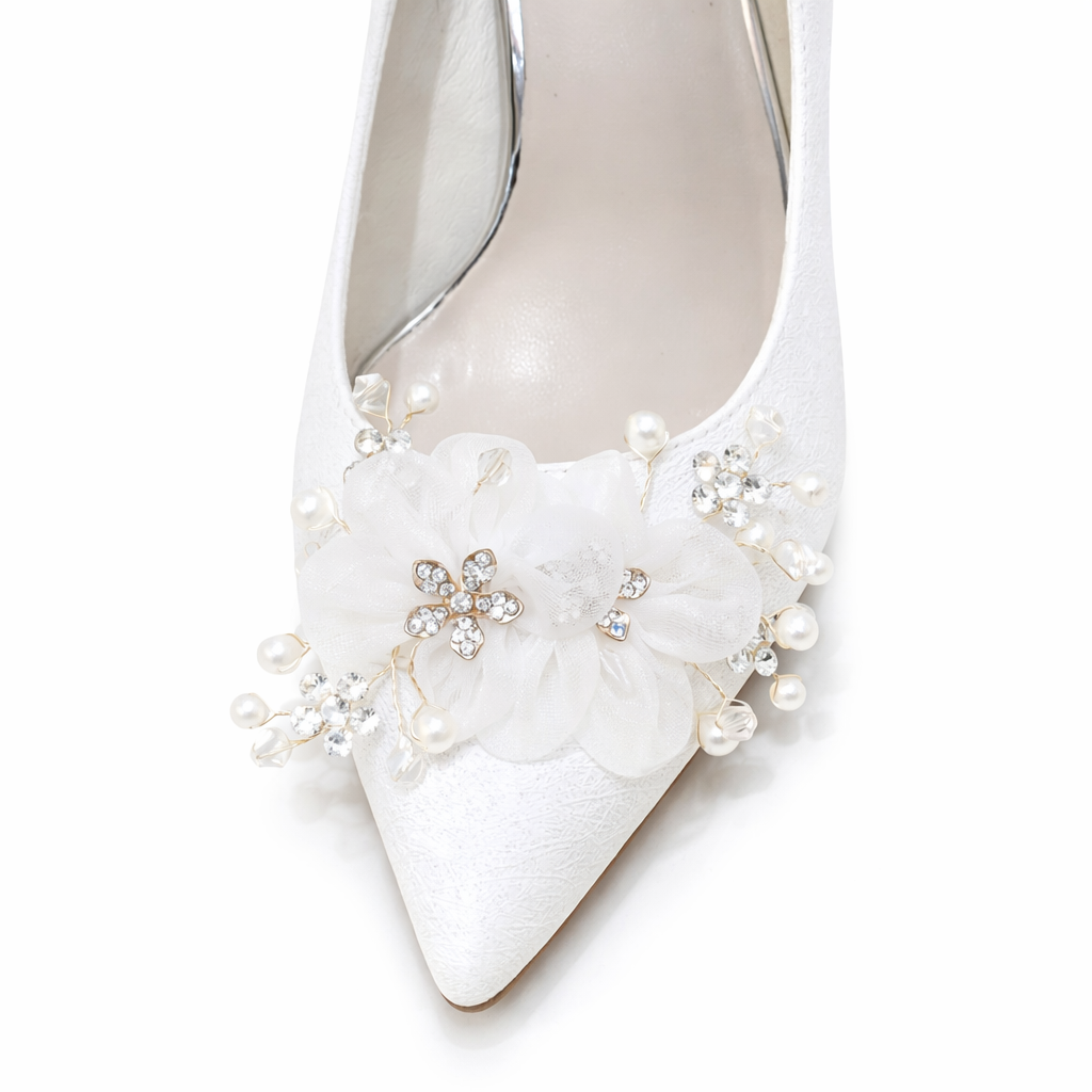 Giày Cưới Blossom Pearl Heels